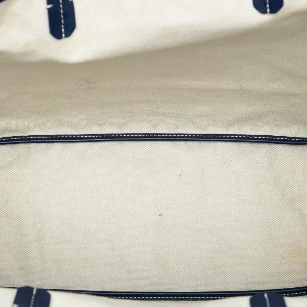 Goyard B Goyard Blue Dark Blue Coated Canvas Fabric Goyardine Saint Louis PM France