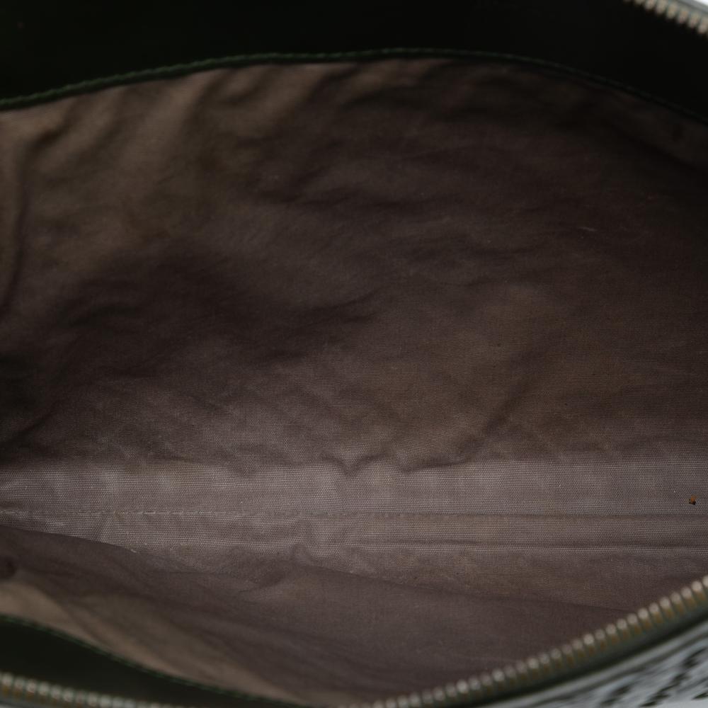 Bottega Veneta B Bottega Veneta Black Nappa Leather Leather Large Nappa Intrecciato Document Case Italy