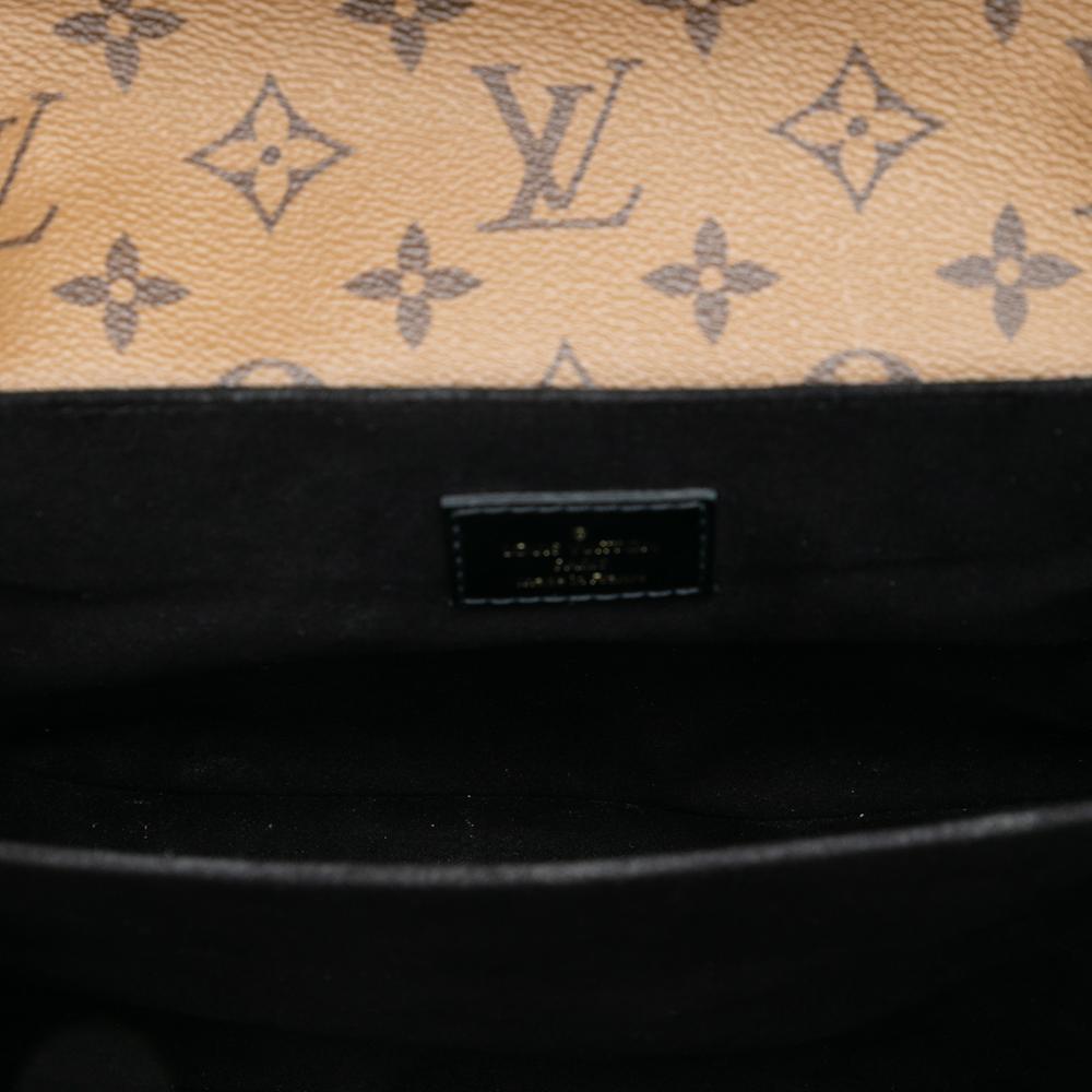 Louis Vuitton B Louis Vuitton Brown Monogram Canvas Fabric Monogram Reverse Pochette Metis France
