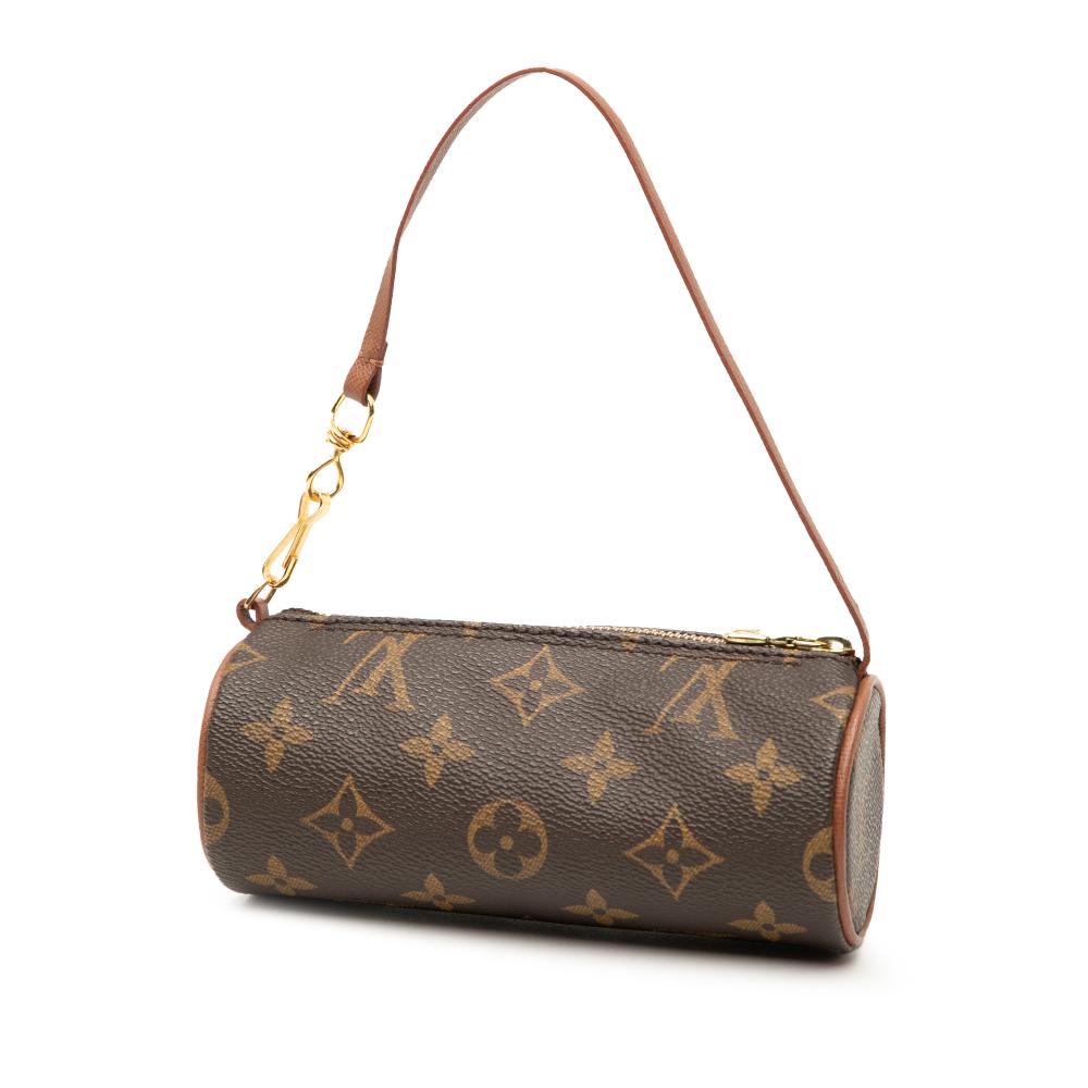 Louis Vuitton AB Louis Vuitton Brown Monogram Canvas Fabric Monogram Papillon Pochette France