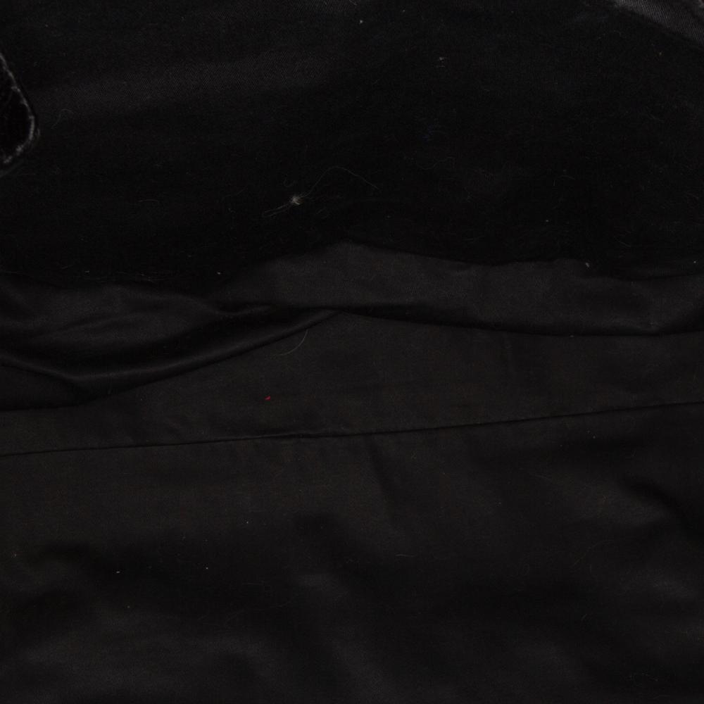 Miu Miu B Miu Miu Black Calf Leather Vitello Shine Satchel Italy