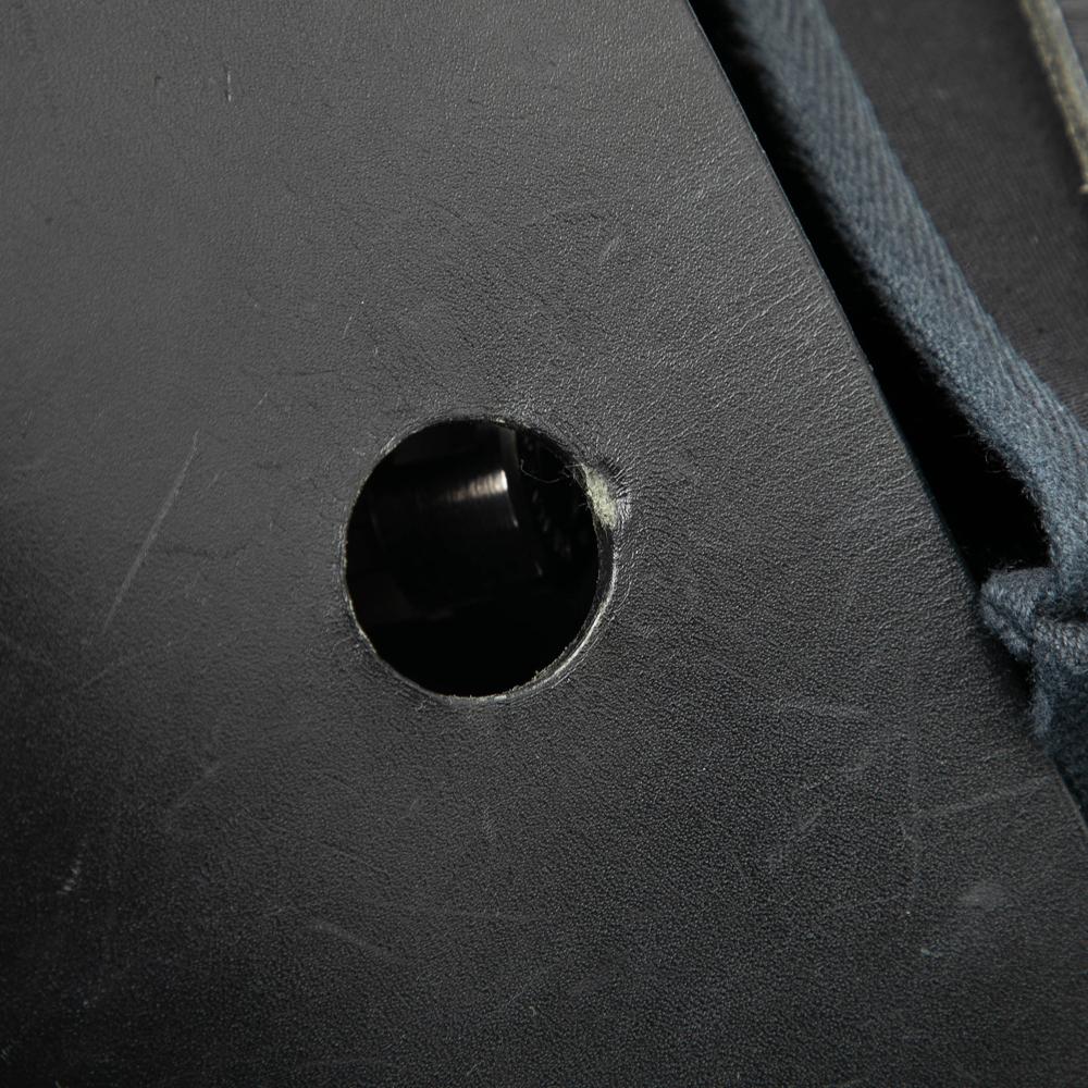 Hermès B Hermès Black Canvas Fabric Toile Militaire Vache Hunter Herbag Zip Retourne Cabine 50 France