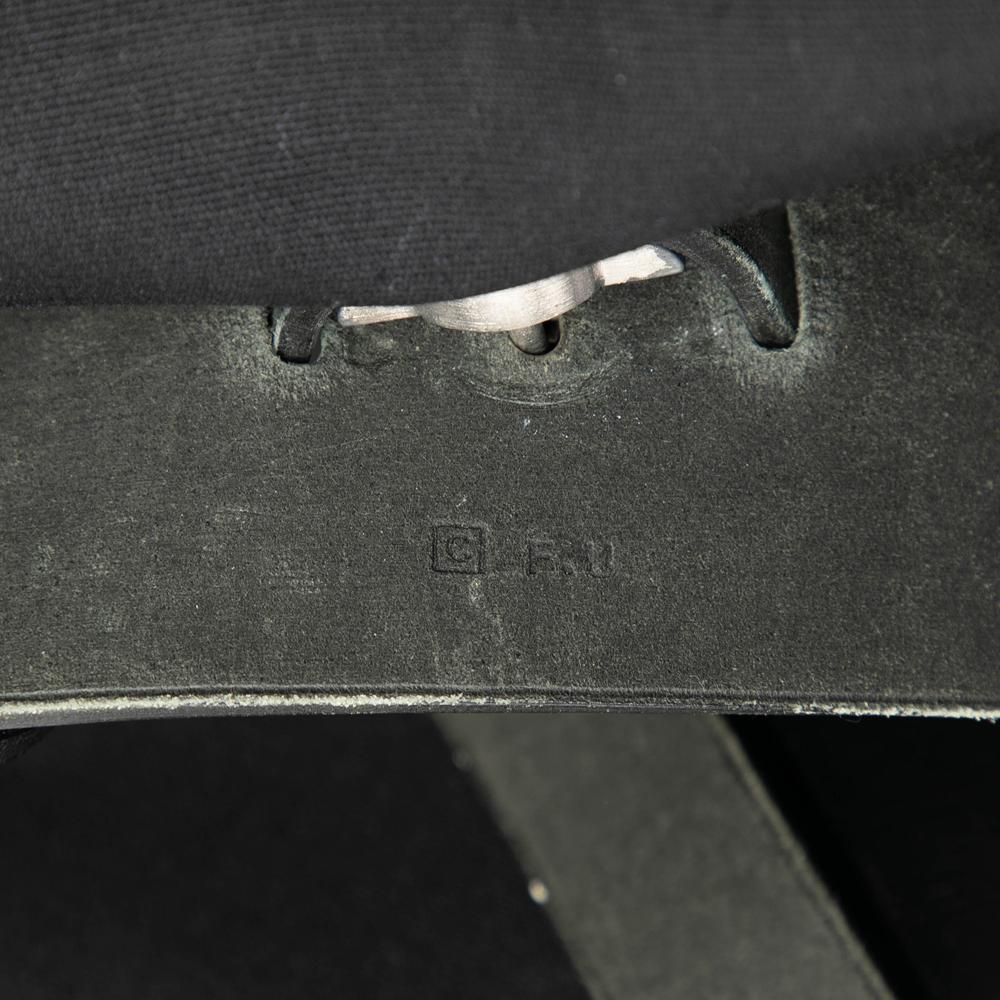 Hermès B Hermès Black Canvas Fabric Toile Militaire Vache Hunter Herbag Zip Retourne Cabine 50 France