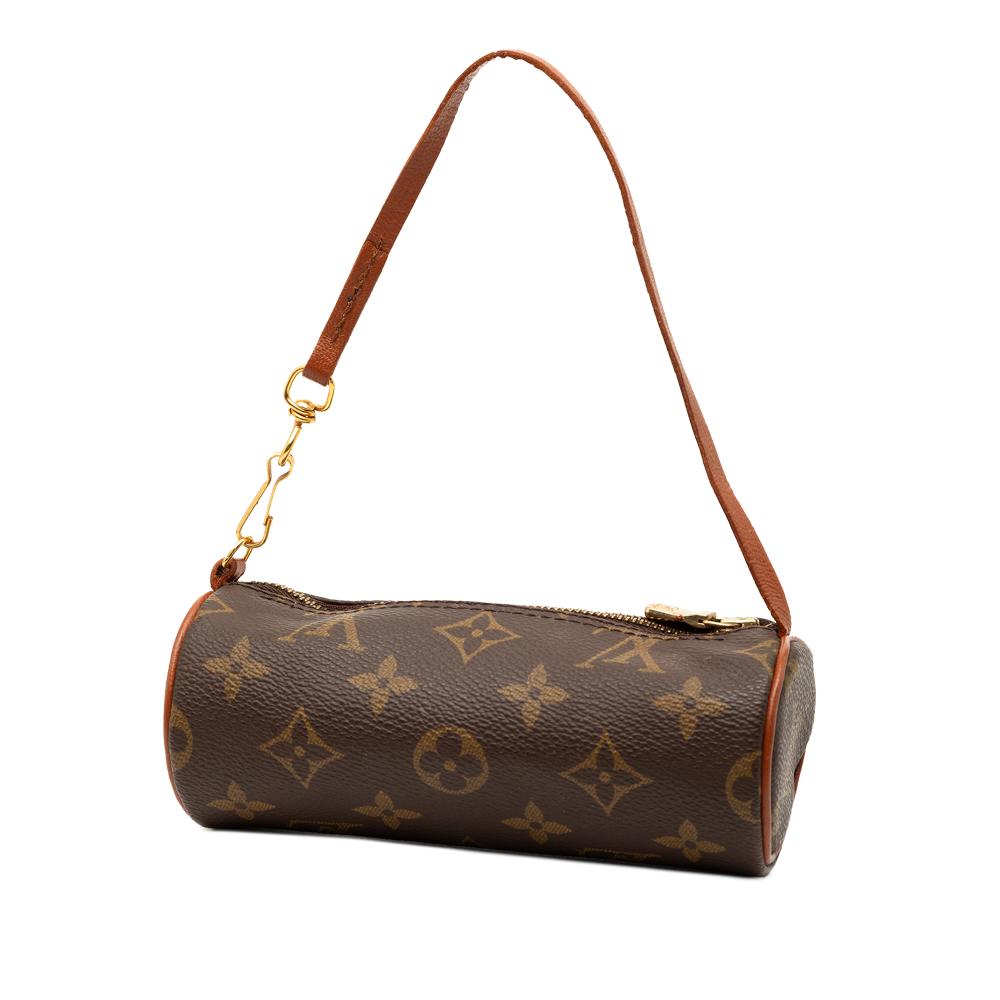 Louis Vuitton B Louis Vuitton Brown Monogram Canvas Fabric Monogram Papillon Pochette France