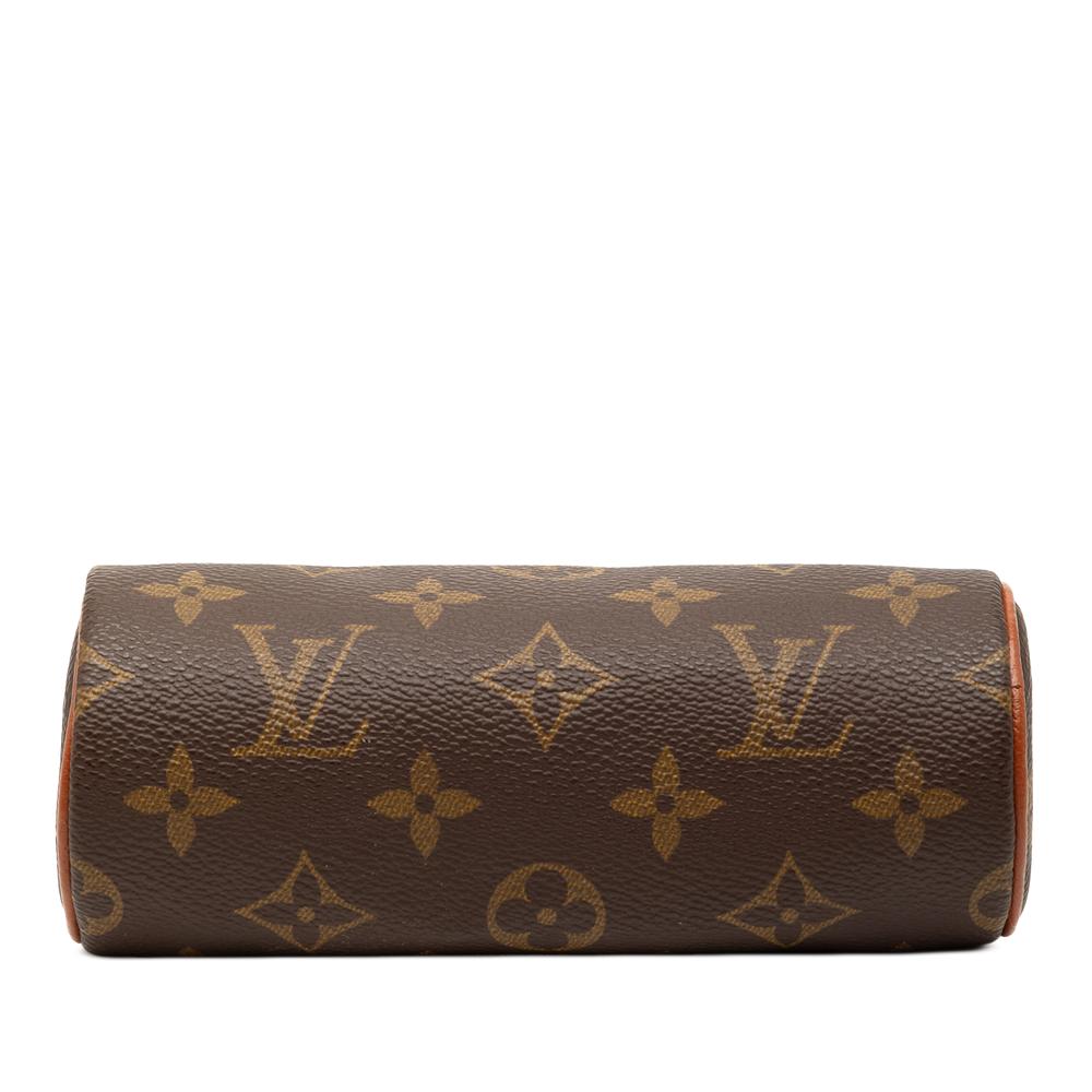 Louis Vuitton B Louis Vuitton Brown Monogram Canvas Fabric Monogram Papillon Pochette France