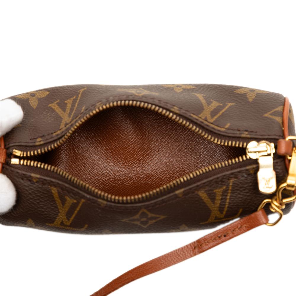 Louis Vuitton B Louis Vuitton Brown Monogram Canvas Fabric Monogram Papillon Pochette France