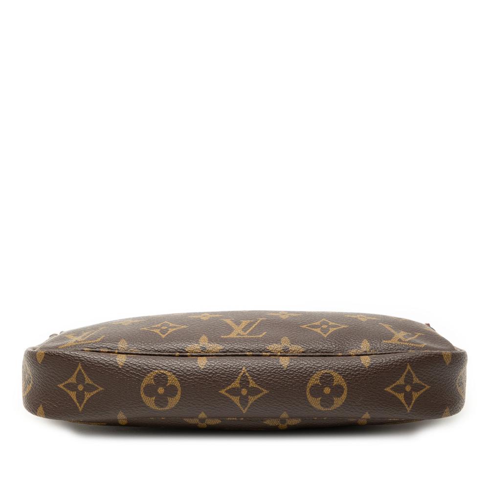 Louis Vuitton B Louis Vuitton Brown Monogram Canvas Fabric Monogram Pochette Accessoires France