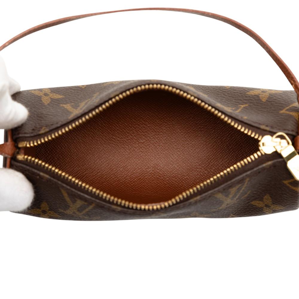 Louis Vuitton AB Louis Vuitton Brown Monogram Canvas Fabric Monogram Papillon Pochette France