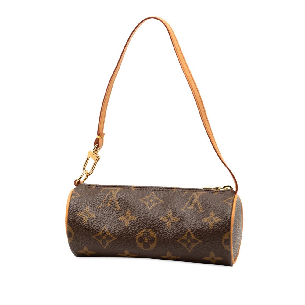 Louis Vuitton AB Louis Vuitton Brown Monogram Canvas Fabric Monogram Papillon Pochette France