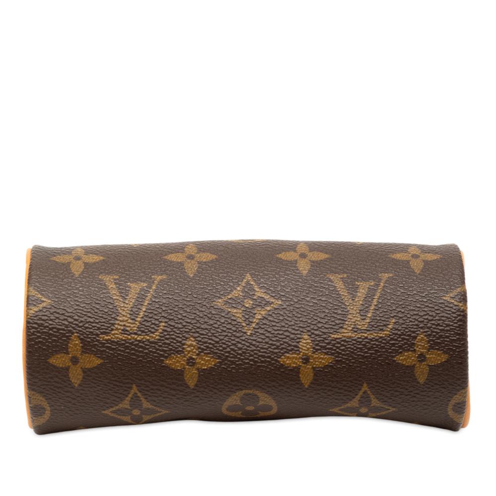 Louis Vuitton AB Louis Vuitton Brown Monogram Canvas Fabric Monogram Papillon Pochette France