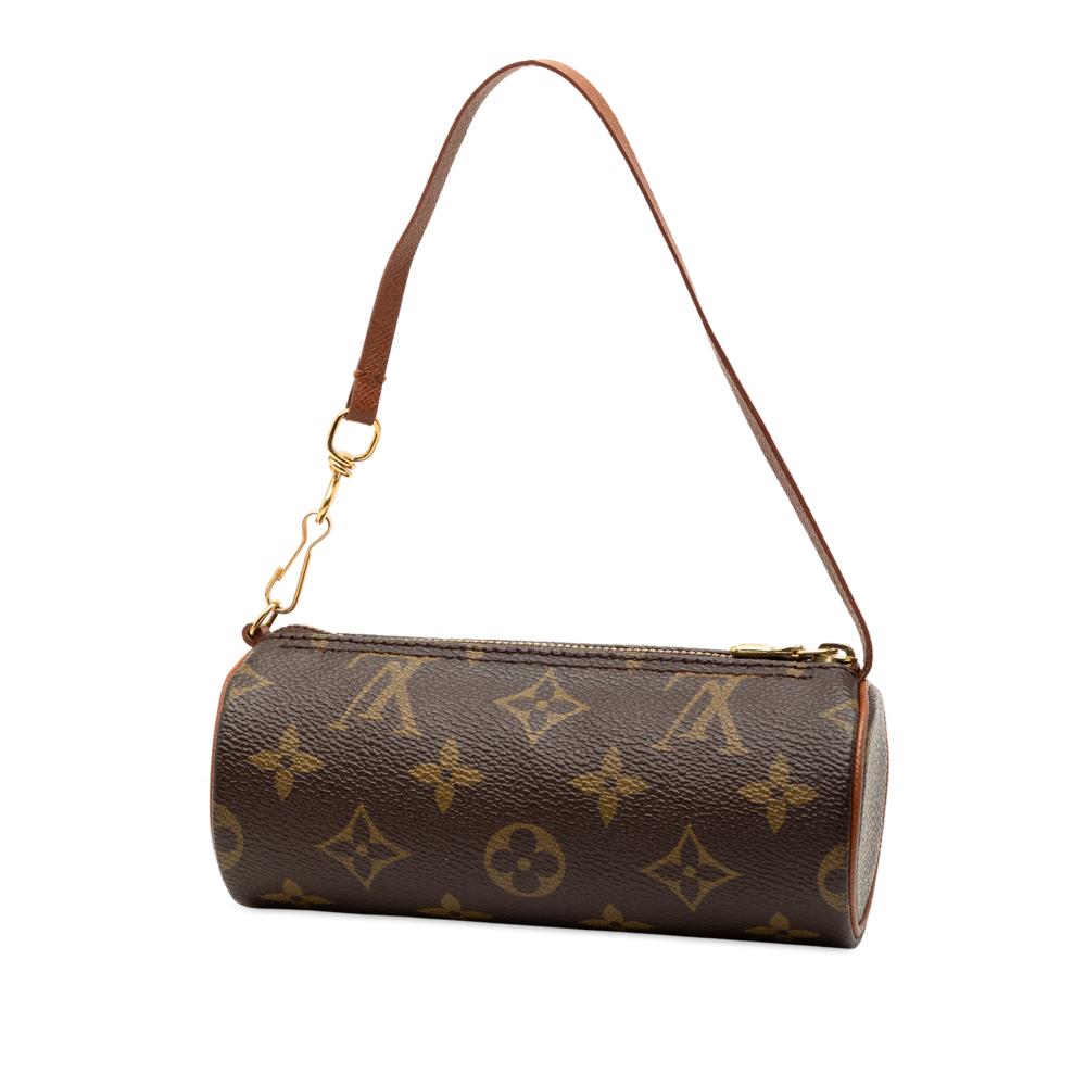Louis Vuitton AB Louis Vuitton Brown Monogram Canvas Fabric Monogram Papillon Pochette France