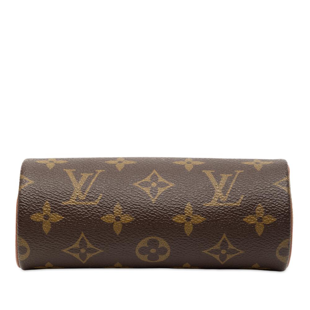 Louis Vuitton AB Louis Vuitton Brown Monogram Canvas Fabric Monogram Papillon Pochette France