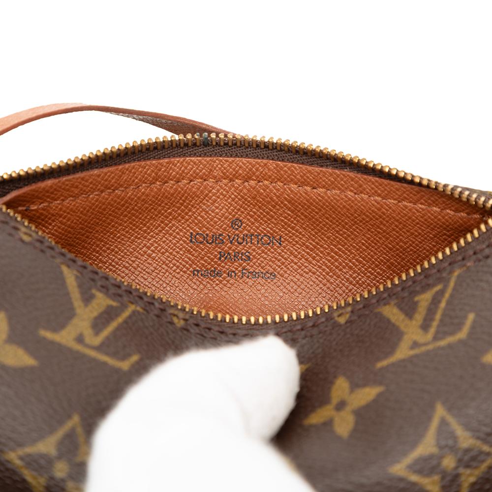 Louis Vuitton AB Louis Vuitton Brown Monogram Canvas Fabric Monogram Papillon Pochette France