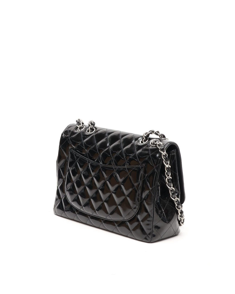 Chanel Classic Patent Jumbo Single Flap Bag