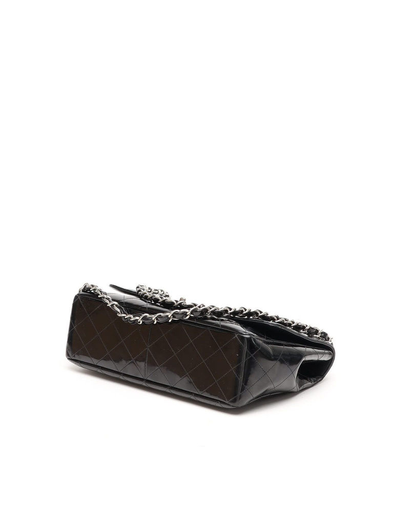 Chanel Classic Patent Jumbo Single Flap Bag