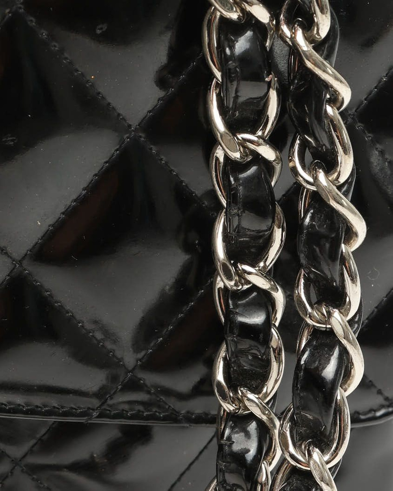 Chanel Classic Patent Jumbo Single Flap Bag