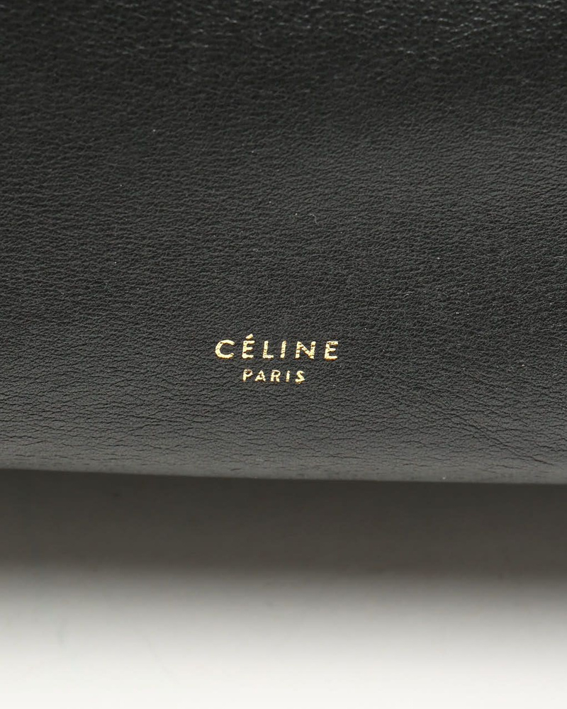 Celine Céline Large Cabas Clasp Tote Bag