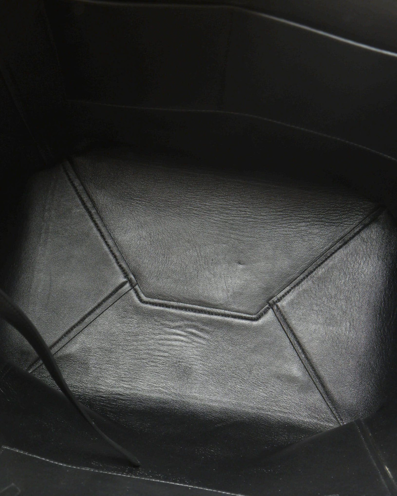 Celine Céline Large Cabas Clasp Tote Bag