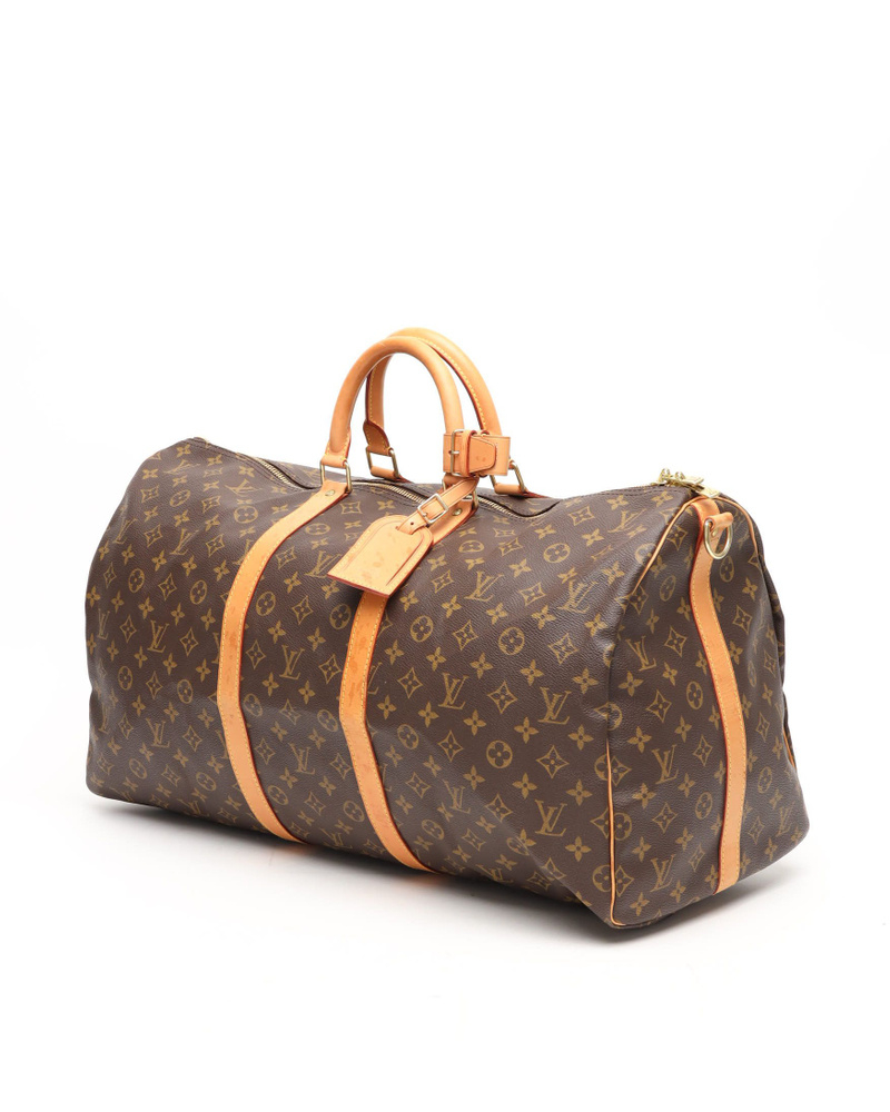 Louis Vuitton Monogram Keepall Bandoulière 55 Weekend Bag