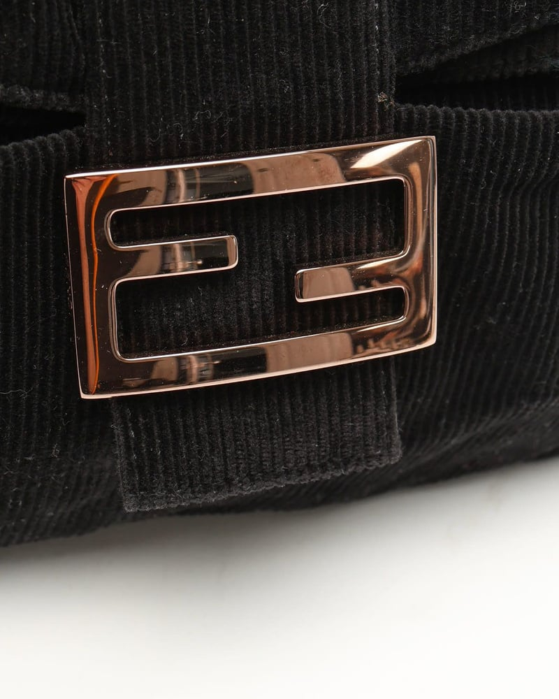 Fendi Corduroy Mamma Baguette Bag