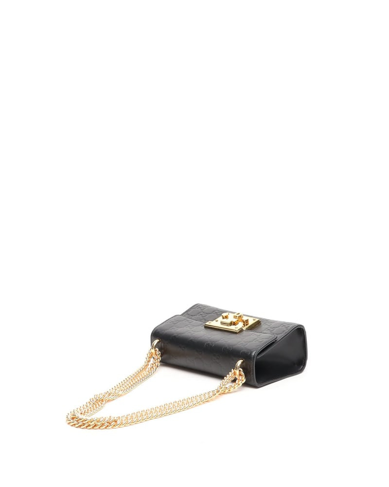 Gucci Small Guccissima Padlock Bag