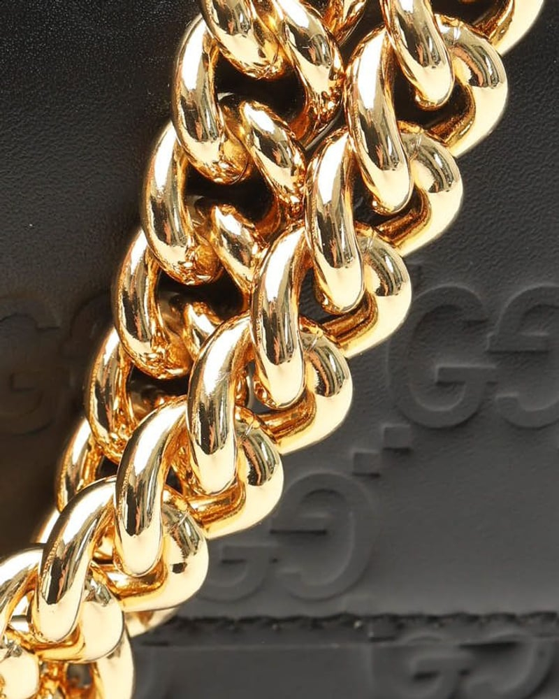 Gucci Small Guccissima Padlock Bag