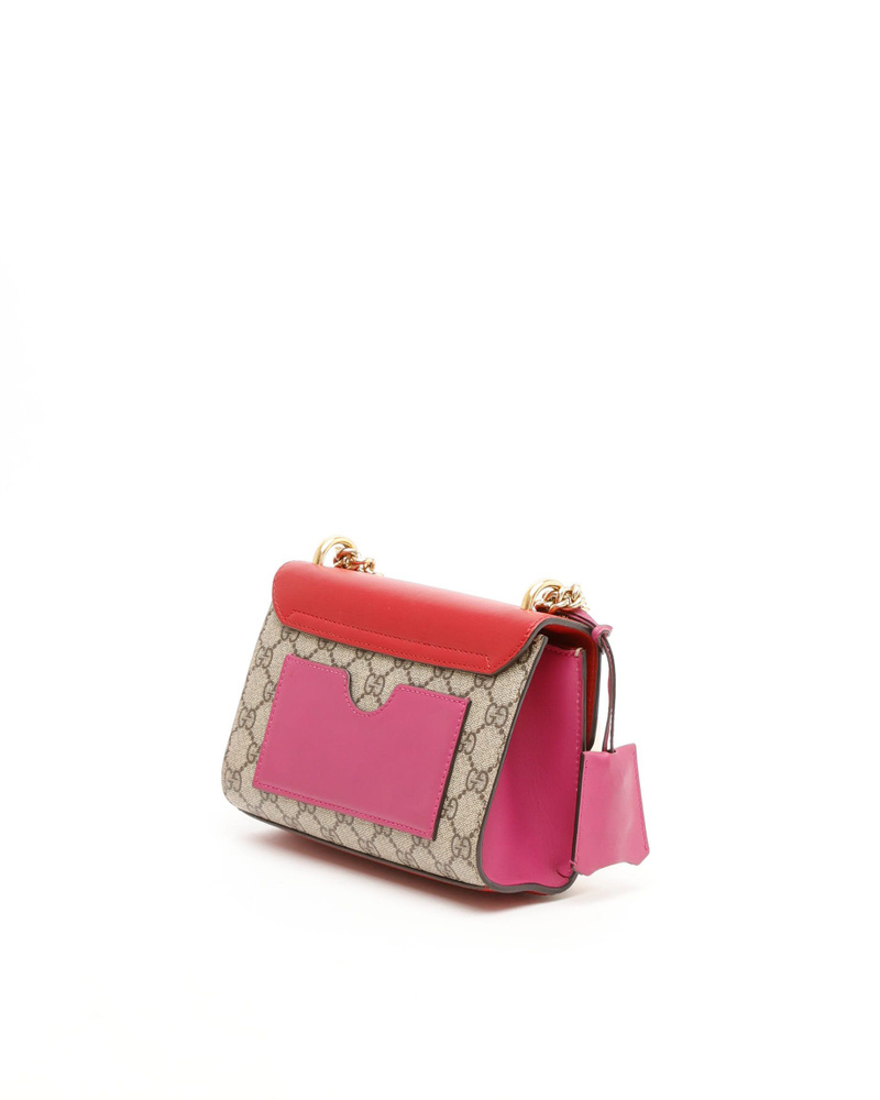 Gucci Small GG Supreme Padlock Shoulder Bag