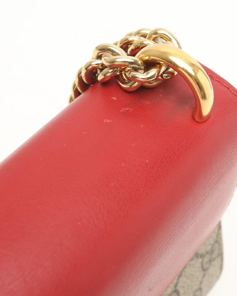 Gucci Small GG Supreme Padlock Shoulder Bag