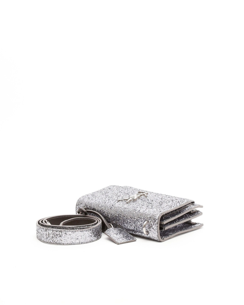 Saint Laurent Sunset Glitter Shoulder Bag