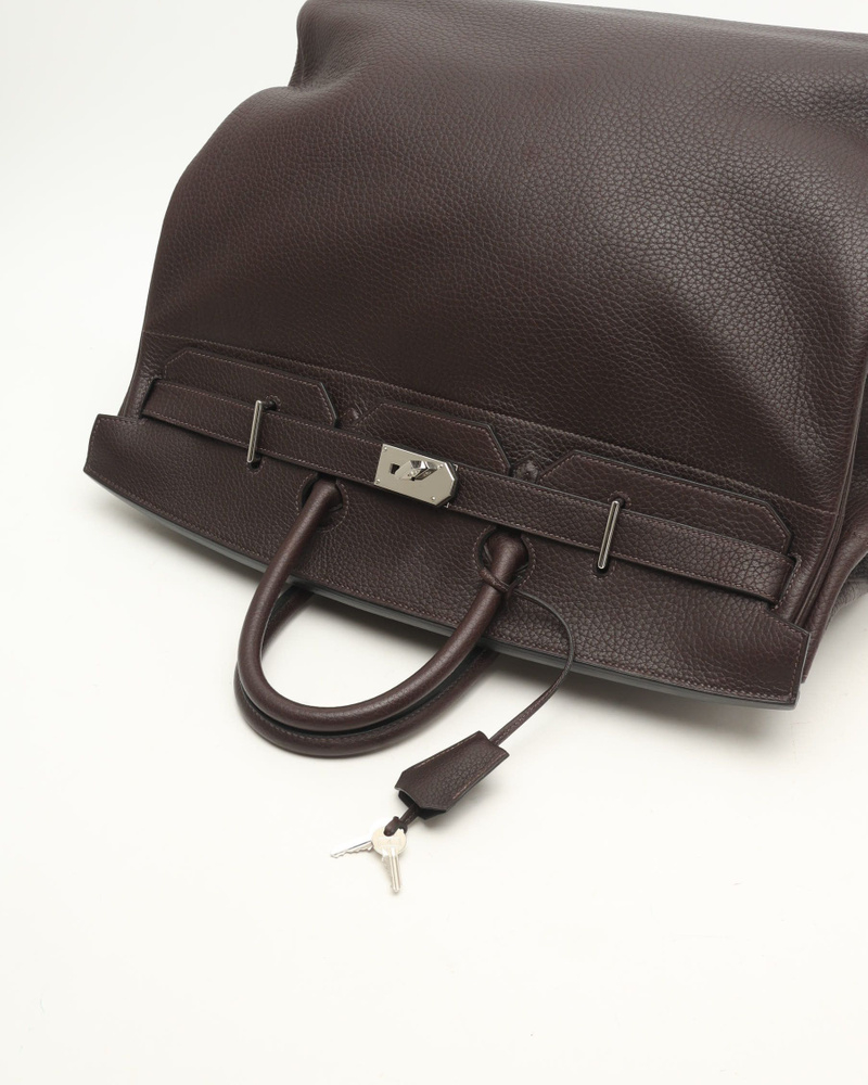 Hermès Clemence 55 Haut A Courroies (HAC) Bag