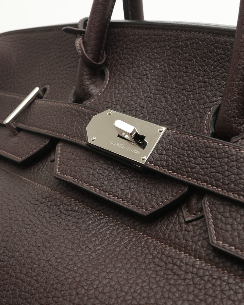 Hermès Clemence 55 Haut A Courroies (HAC) Bag
