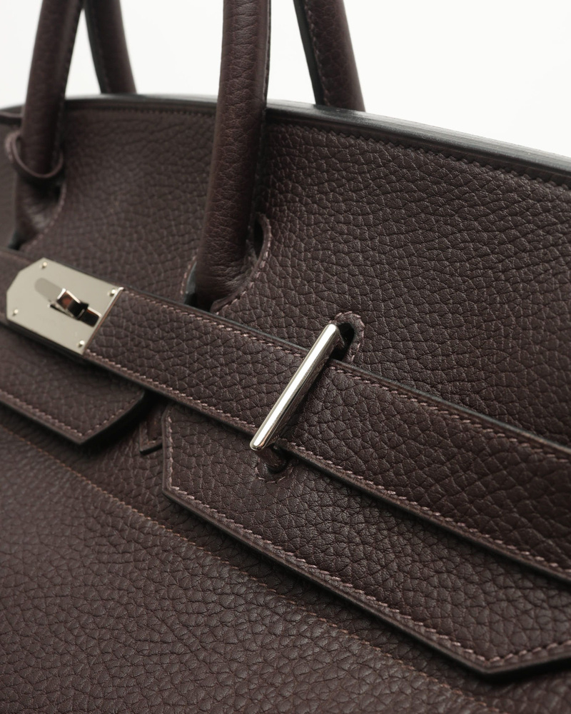 Hermès Clemence 55 Haut A Courroies (HAC) Bag
