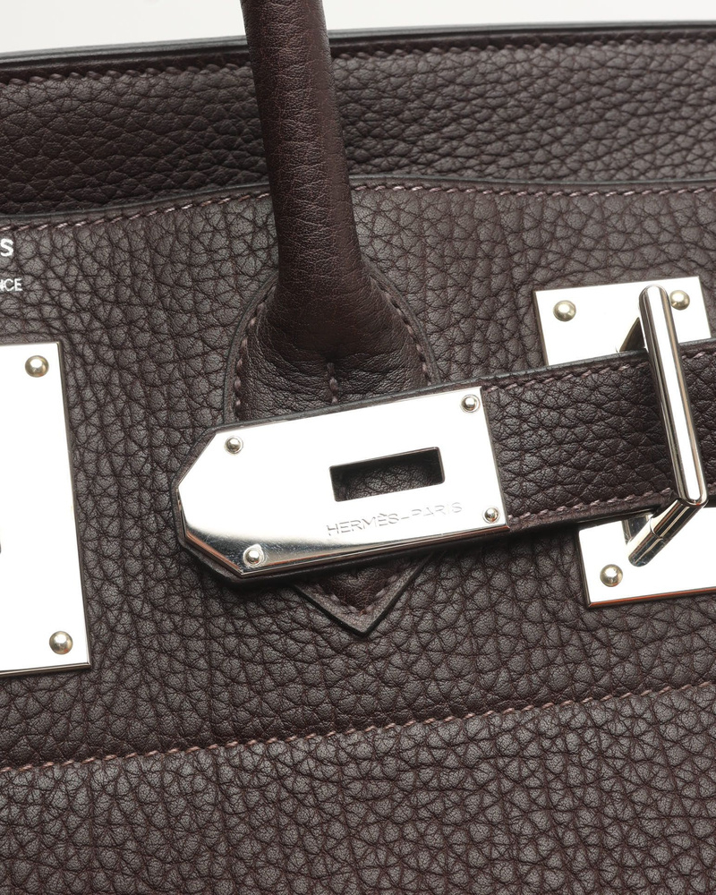 Hermès Clemence 55 Haut A Courroies (HAC) Bag