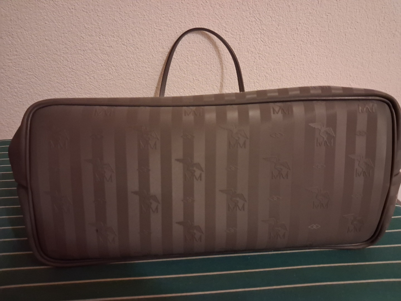 Maison Mollerus Shopper Silber Taupe