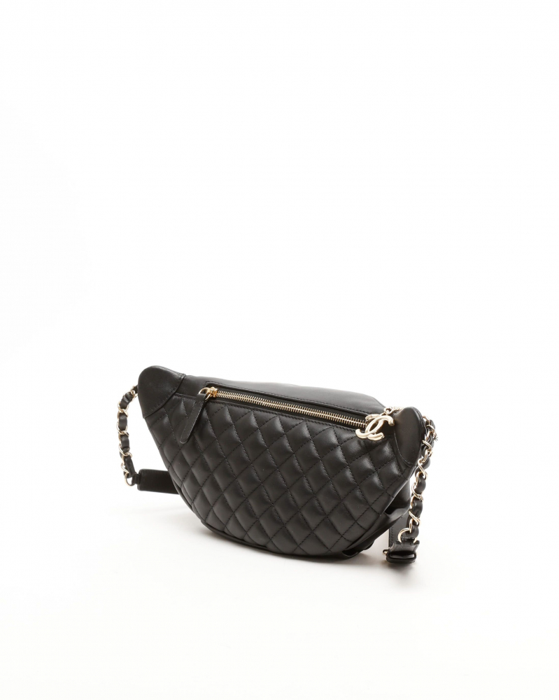 Chanel CC Quilted Waist Bag