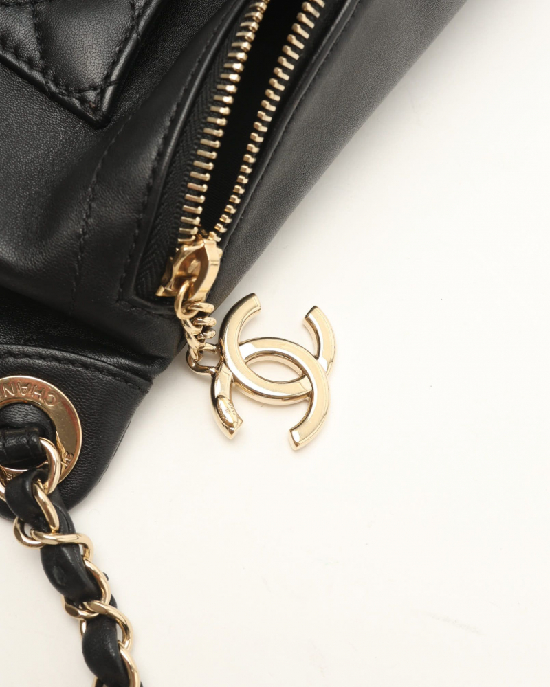 Chanel CC Quilted Waist Bag