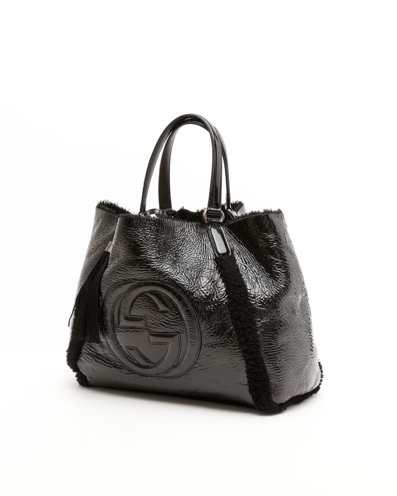 Gucci Soho Patent Tote Bag