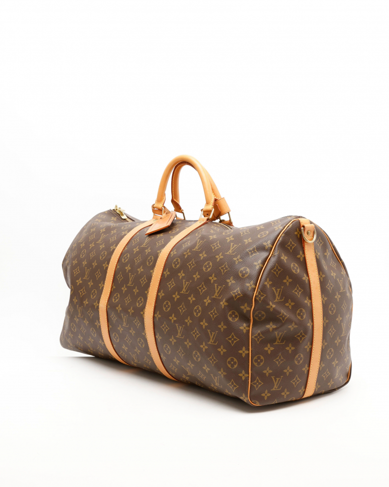 Louis Vuitton Monogram Keepall Bandoulière 60 Weekend Bag