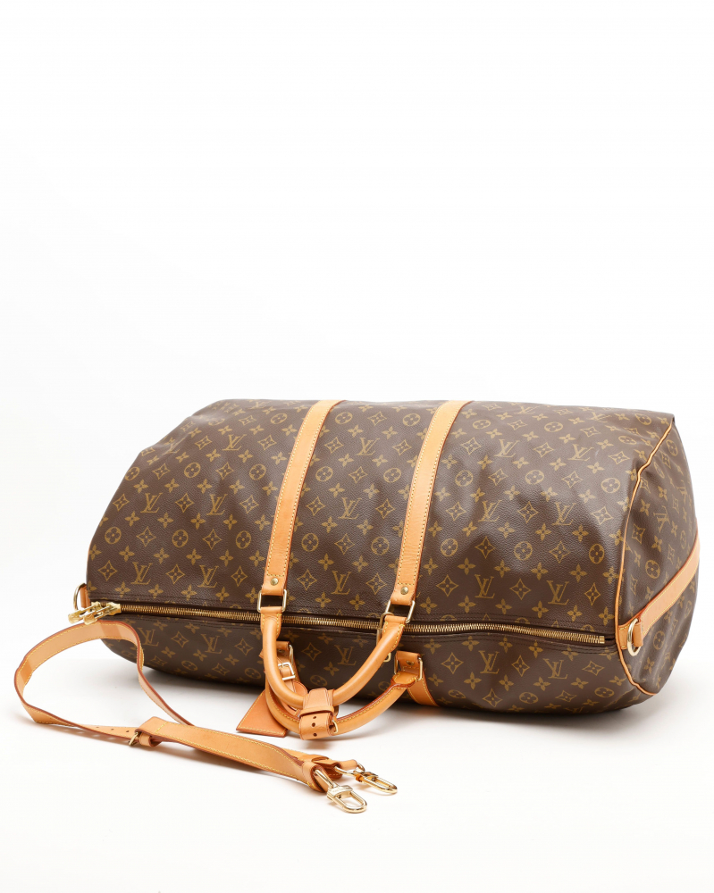 Louis Vuitton Monogram Keepall Bandoulière 60 Weekend Bag