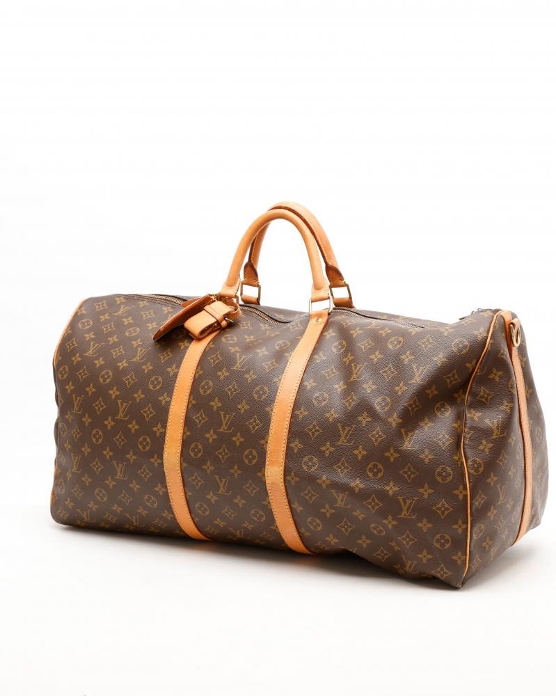 Louis Vuitton Monogram Keepall Bandouliére 60 Weekend Bag