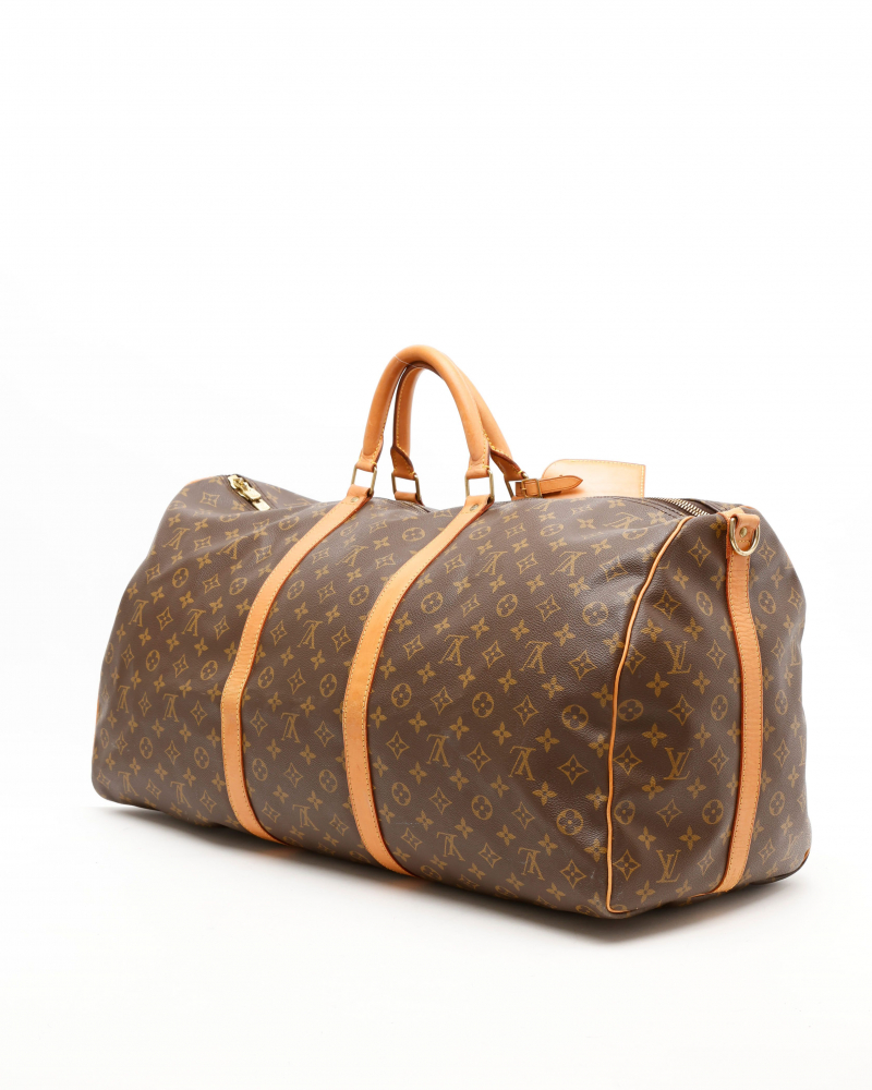 Louis Vuitton Monogram Keepall Bandouliére 60 Weekend Bag