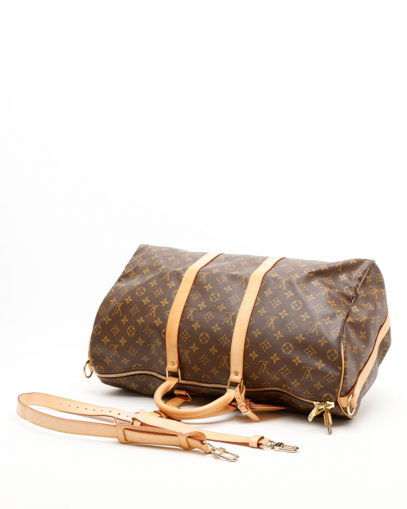 Louis Vuitton Monogram Keepall Bandoulière 50 Weekend Bag