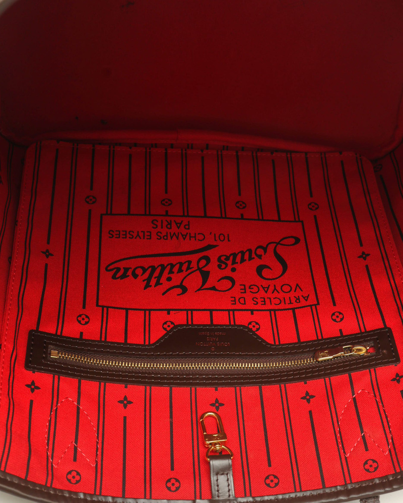 Louis Vuitton Damier Neverfull MM Tote Bag