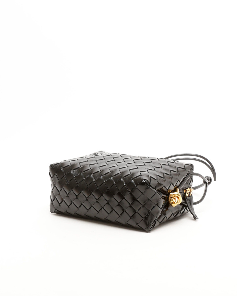 Bottega Veneta Intrecciato Loop Metal Knots Bag