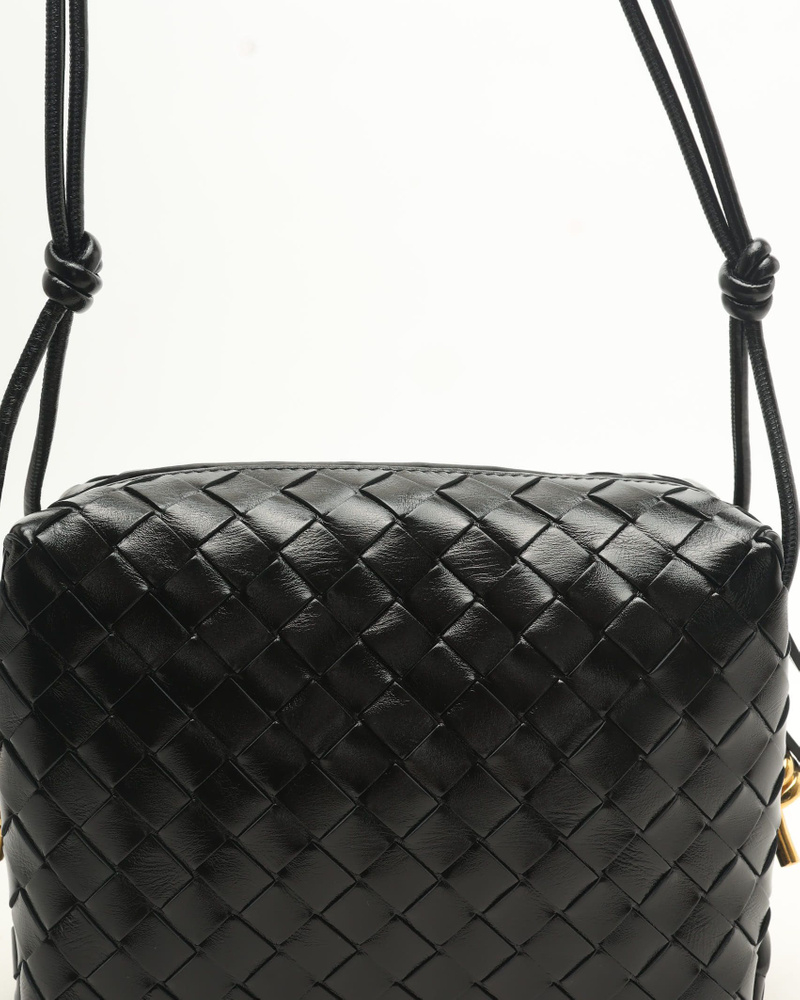 Bottega Veneta Intrecciato Loop Metal Knots Bag