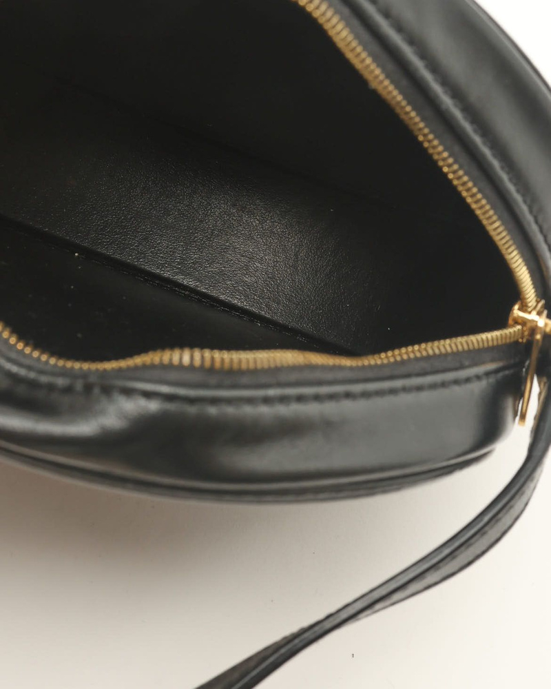 Celine Céline Cuir Triomphe Oval Crossbody Bag