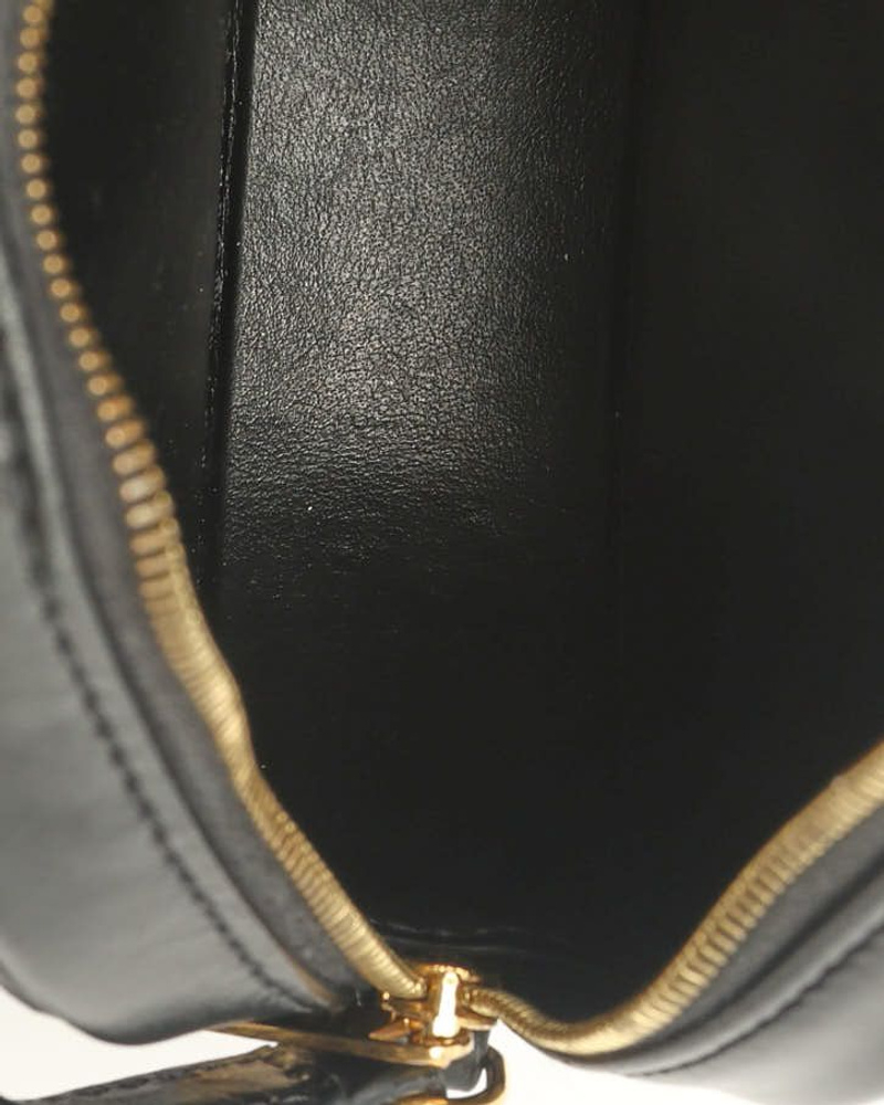 Celine Céline Cuir Triomphe Oval Crossbody Bag