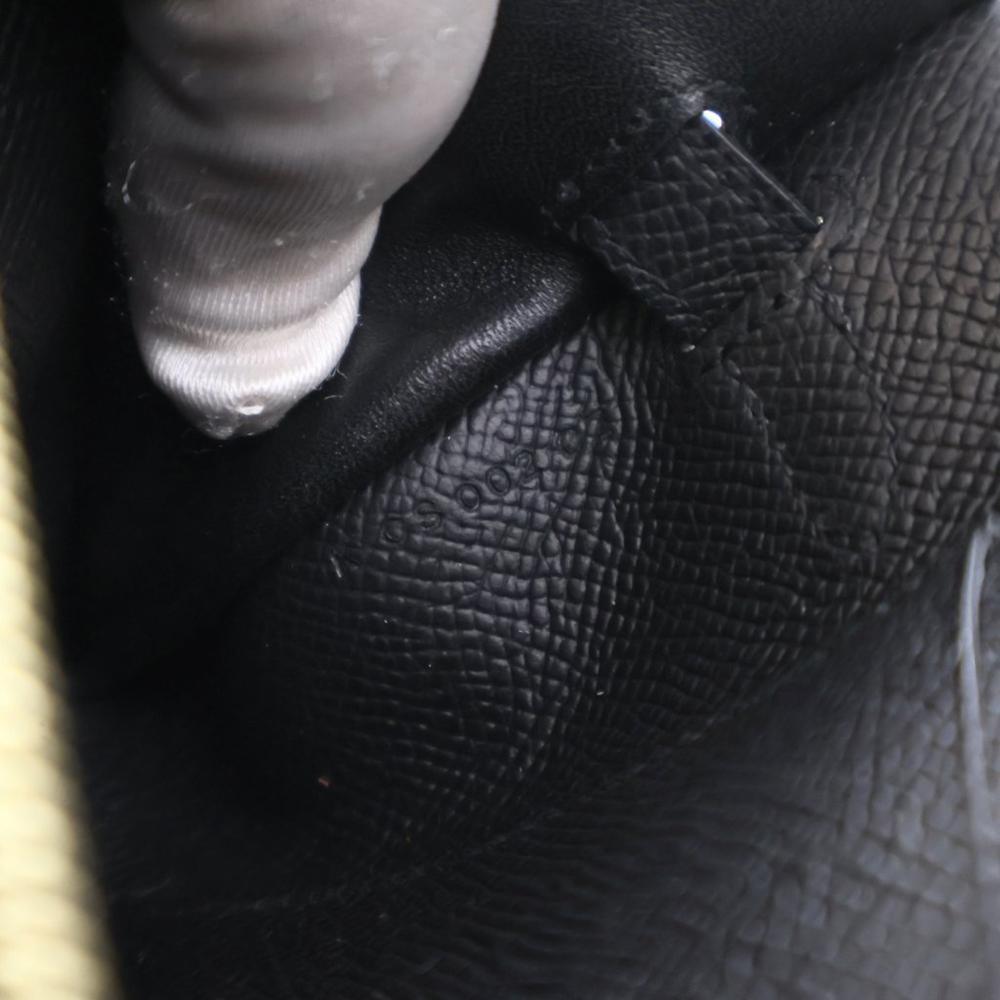 Hermès AB Hermès Black Calf Leather Epsom Kelly To Go Wallet France