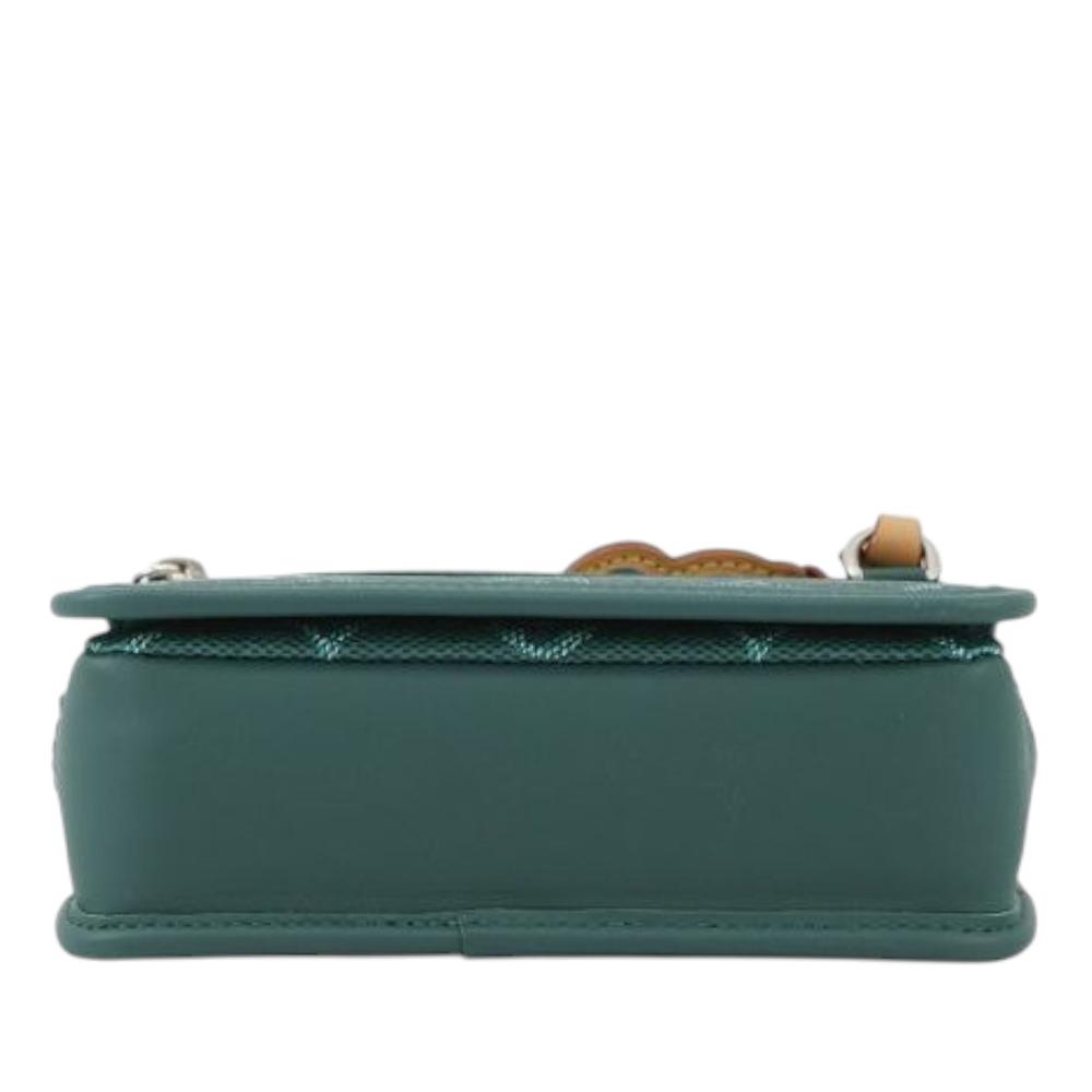 Louis Vuitton AB Louis Vuitton Green Canvas Fabric Monogram Heritage Bosphore Wearable Wallet Italy