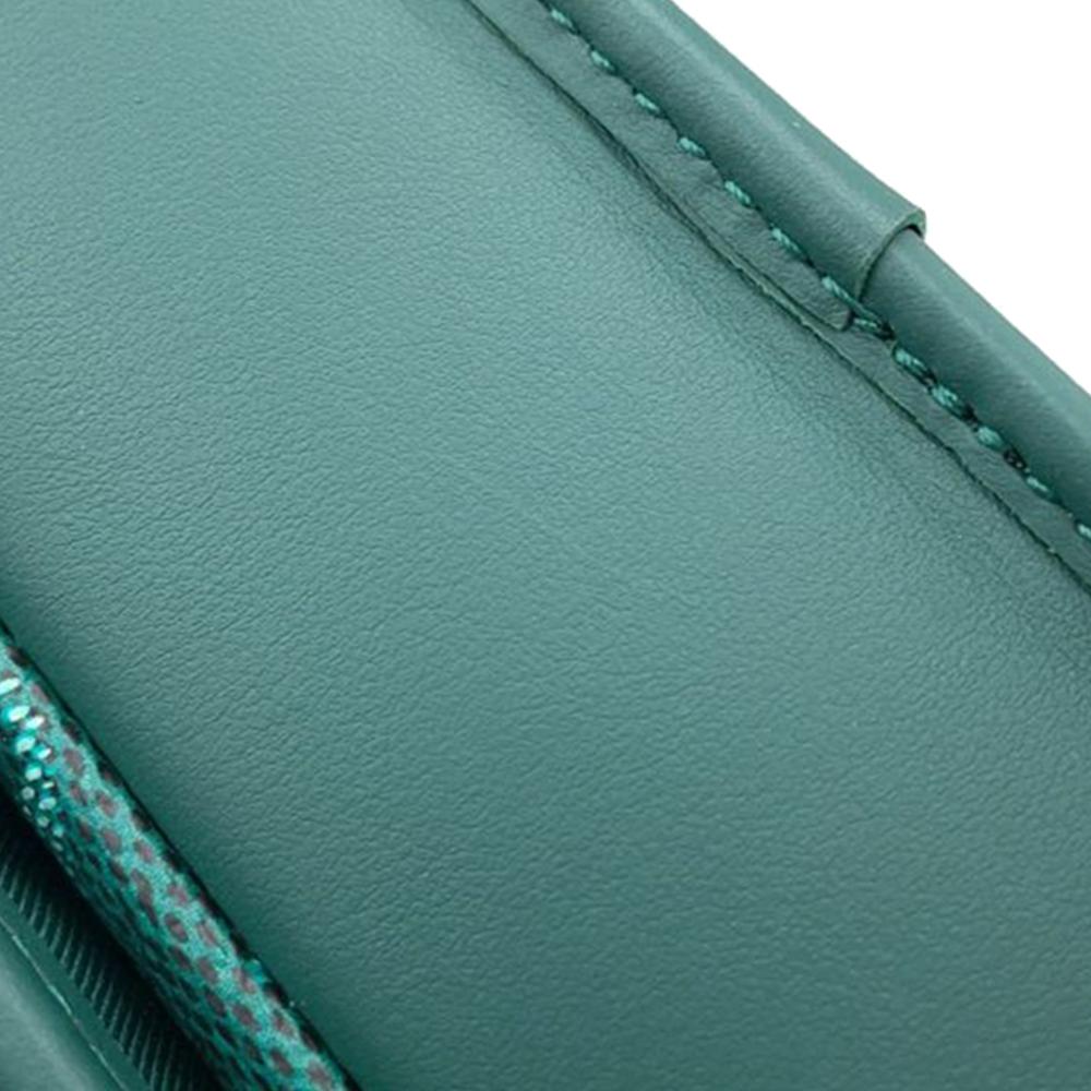 Louis Vuitton AB Louis Vuitton Green Canvas Fabric Monogram Heritage Bosphore Wearable Wallet Italy